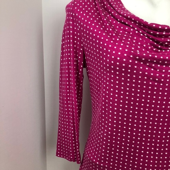 Talbots Polka Dot Shirt - Picture 3 of 13